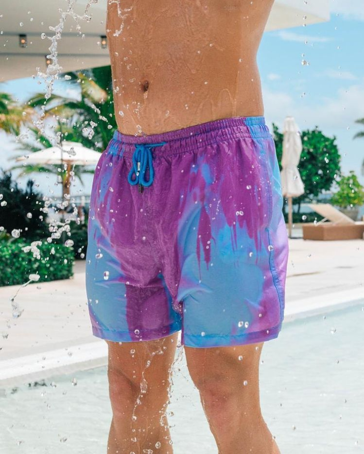 Swim Trunks that Change Colors